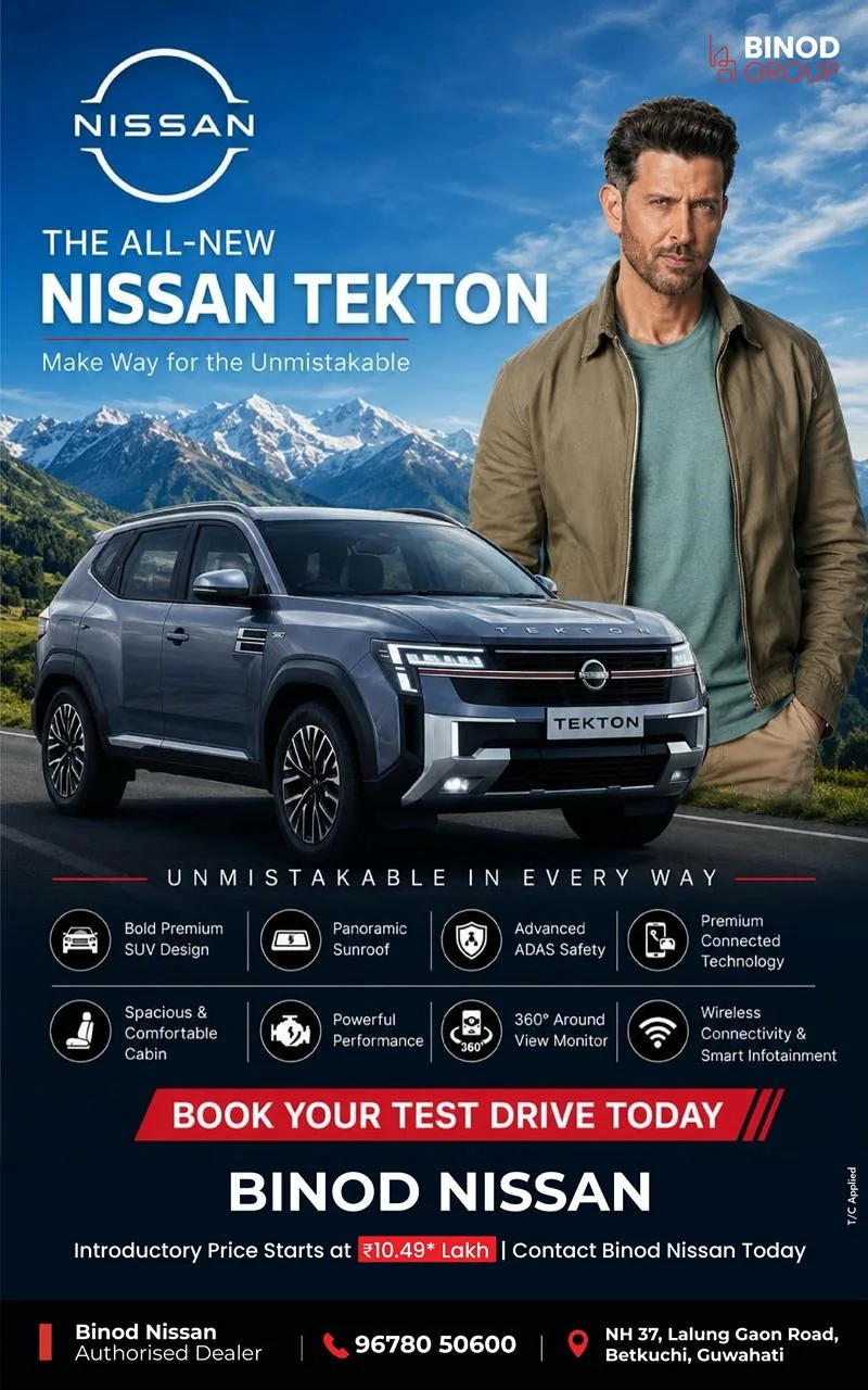 All-New Nissan TEKTON promotional poster from Binod Nissan